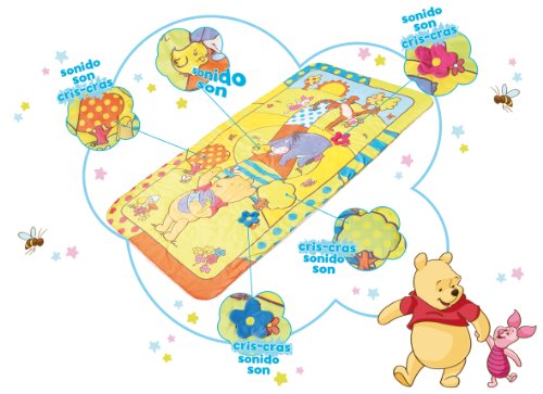Imagen 3 de Famosa Winnie the Pooh Manta Gateo the Pooh - Manta de juegos con sonidos (146 x 80 cm)