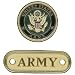 Military Metal Art Medal 2 Piece/Set: Army