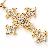 Gold Filigree Cross Fashion Pendant