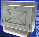 PRO DESIGN Briefkasten EDELSTAHL GLAS Zeitungsfach original ELECSA 1033