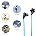 Sundix(TM) Bluetooth 4.1 Headphones with Microphone Sweatproof In-ear Sports Wireless Headset Earbuds for Android Phone, iPhone 6/6s/6s plus, etc, iPad, iPod, Audio Players, Tablets and More.