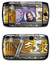 Robotic Gold Design Decal Protective Skin Sticker for Sidekick Slide