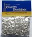 1/4 In. Glass Bugle Beads, Silver, 20 Gram/Pkg