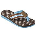 Girls' Cherokee&reg; Bailee Striped Ribbon Flip Flops - Brown