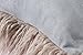 OJIA Deluxe Home Decorative Super Soft Plush Mongolian Throw Pillow Cover Cushion Case (20 x 20 Inch, Light Coffee)