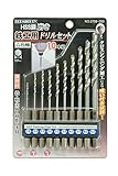 トップマン トップマイティ 磨き六角軸鉄工ドリルセット10本組