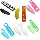 GTMax 6pcs Silicone Skin Case 2 Tone (Clear+Green+Black+Pink+Blue+Orange) f ....