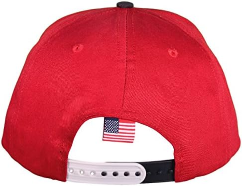 Wholesale Cotton Twill Flat Bill Snackback USA Flag Caps - 22045