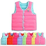 秋冬物 アウター キッズ/上質ダウン90％キッズダウンベスト 子供服 暖かい 軽い 防寒 全7色 女の子にも男の子にも Purple,130