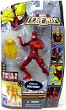 Marvel Legends Exclusive Nemesis Build-A-Figure Wave Action Figure Daredevil (Red Suit Variant)
