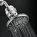 HOTEL SPA - Shower Head High Pressure with Shower Filter - 6 Inch Rain Shower Head - Multi-Blend, Showerhead Filter for Hard Water, 6 Setting, Ultra-Luxury, Showerspa (Chrome)