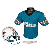 Miami Dolphins Youth NFL Helmet and Jersey Set