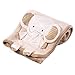 Baby Oodles Ultra Soft Fleece Beige With Elephant Applique Blanket RS.769.00