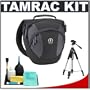 Tamrac 5767 Velocity 7x Pro Photo Digital SLR Camera Sling Bag (Black) + Tripod + Accessory Kit for Canon Rebel T3, T3i, T1i, T2i, EOS 60D, 5D, 7D, Nikon D3000, D3100, D5000, D5100, D7000, D300s, Olympus Evolt E-5, E-30, E-620 & Sony Alpha A560, A580, A33, A35, A55