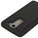 LG K7 Case,LANDFOX Rubber Hybrid Hard Silicone Shockproof Case Cover For LG K7 (Black)