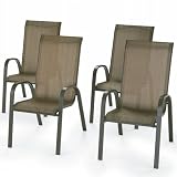 Avondale Set of 4Stackable Sling Patio Chairs