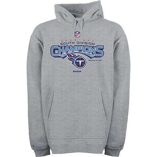 Buy Reebok Tennessee Titans 2008 AFC Division Champions Locker Room Hooded Fleece by Reebok