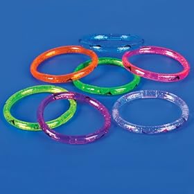  Dolphin Glitter Bracelets (1 dz)