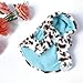 PanDaDa Pet Dog Coral Fleece Leopard Jacket Dress Up Faux Fur Coat Puppy Hoodie Clothes