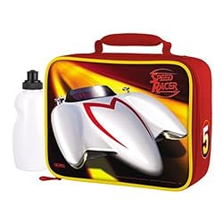 Speed Racer Lunch Bag w/ Water Bottle  - speed Racer Insulated Lunch Kit