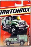 Matchbox 2011 INTERNATIONAL BRUSHFIRE TRUCK (MINT GREEN - EKIM County forestry services national forest ranger) #52 Emergency Response 4/11 die cast truck