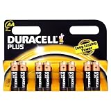 Duracell Plus MN1500 Alkaline AA Batteries - 8-Pack