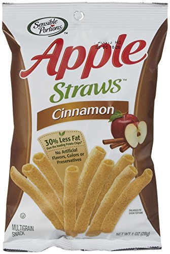 Sensible Portions Apple Straws, Cinnamon, 1 oz, 24 pk
