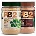 Lot of 2 Pb2 Regular & Chocolate Powdered Peanut Butter- 85% Less Fat and Calories - 6.5 Oz Each - 2