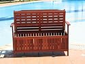 Palermo All-Weather Hardwood 2-Seater Bench