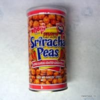 Hapi Snacks - Spicy Sriracha Peas - Chili Garlic Coated Green Peas (Net Wt. 9.9 Oz)