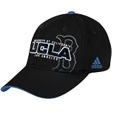 adidas UCLA Bruins Black Structured Adjustable Hat