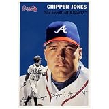 Good Sports Art Atlanta Braves Chipper Jones '54 Lithograph