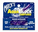 Macks AQUABLOCK EARPLUGS (2 pair)