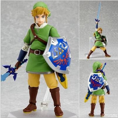 Link Zelda Legend of Zelda Figma Skyward Sword Action Figures Collection Model toy