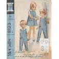 Child’s Jumper and Overalls with Applique and Blouse, McCall’s 8123 by McCall