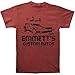 Back to the Future Emmett's Custom Autos Adult T-Shirt