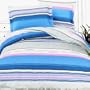 Blancho Bedding - [Bright Blue Sky] 100% Cotton 4PC Duvet Cover Set (King Siz...