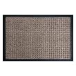 Rubber-Cal Nottingham Rubber Backed Carpet Entry Mat - 2 x 3 feet - Brown Indoor Doormat