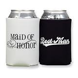 Maid of Honor & Best Man Can Coolers