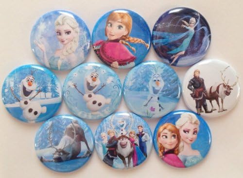 Queen frozen Disney Disney Badge pin badge pin batch of snow and Ana 10 pieces