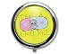 Cute Cartoon Take A Chill Pill Quotes Pill Box Case Pillbox Holder Trinket Stash Box Phone Dial Pop Art Retro Medicine Tablet Holder Organizer