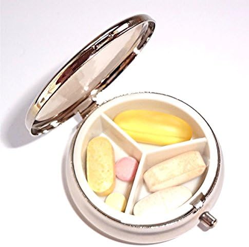 Vogue Typewriter Ribben Pill Box Pill Case Medicine Organizer