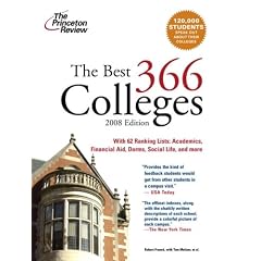 The Best 366 Colleges, 2008 Edition (College Admissions Guides)