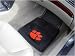 Clemson Tigers 24 x 18 Heavy Duty 2-Piece Vinyl Car Mats Heavy Duty Vinyl 2 Pc Car Floor Mat