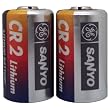 GE/Sanyo CR2 Photo Lithium Battery, 2-Pack