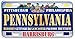 Dimension 9 Home Decorative Plate, Pennsylvania