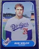 1986 Fleer Bob Welch # 146 MLB Baseball Card