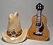Kooky Cowboy Hat & Guitar Western Styled Salt and Pepper Shakers