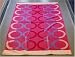 LARGE Velour Circles Beach Towel PINK
