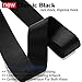 TRANVERS Heavy Duty Cross Way Luggage Strap for Men Women Suitcase Travel Belt Black